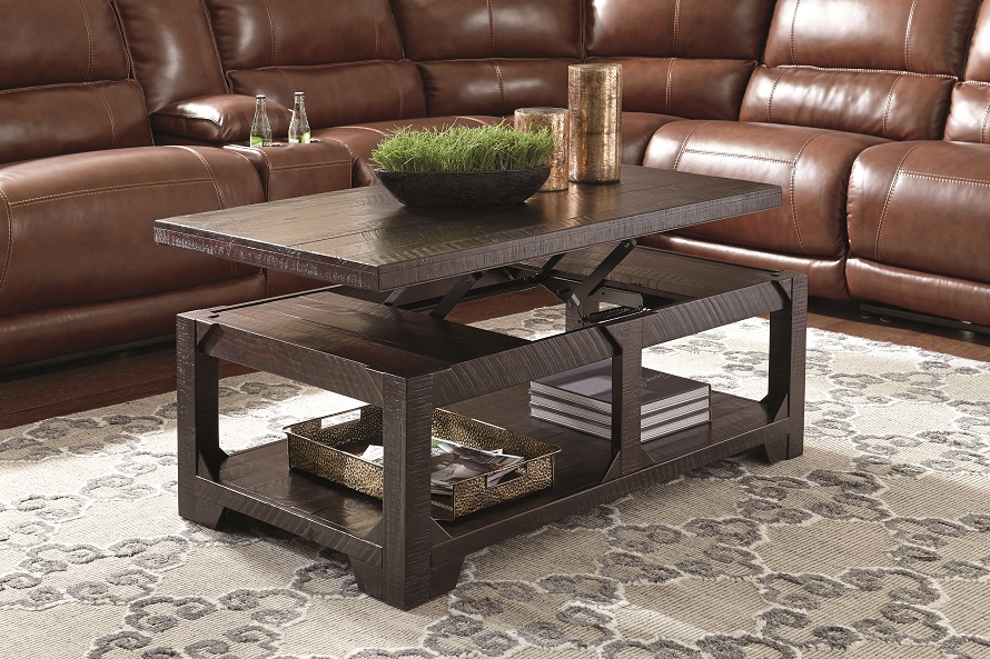 Small Living Room Ideas For A Stylish 2018 Ashley Furniture Home Rustic Dark Wood Lift Top Tail Table