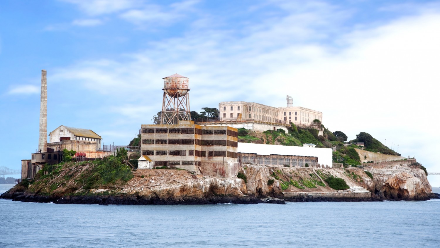 Alcatraz island famous prison in San Francisco