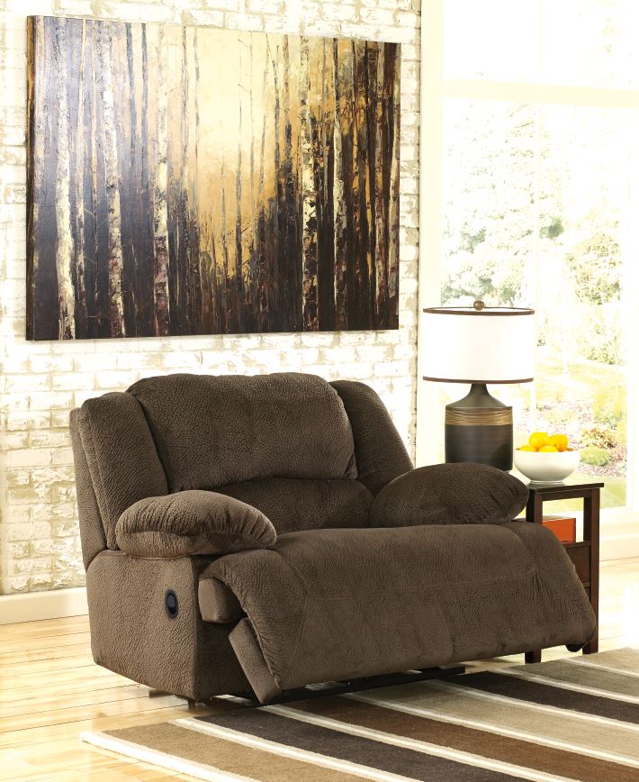 ashley cuddler recliner