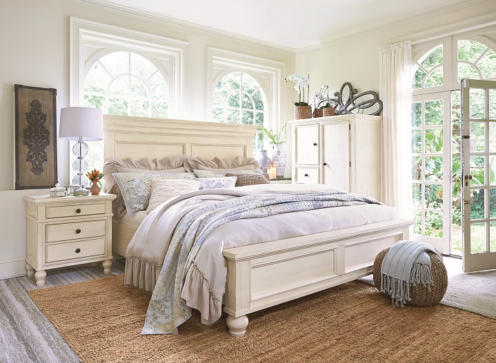 Ashley furniture white rustic deals bedroom set