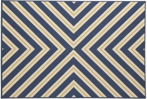 contemporary blue, green and whtie rug