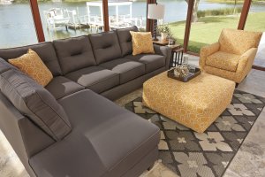 High quality, class, and comfort the Gray Kirwin Nuvella series will indulge you in simple elegance and vibrant contemporary style