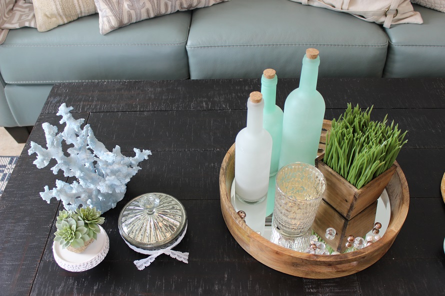 Coffee Table Decor Ideas Guide Ashley, What To Put In Glass Bowl On Coffee Table