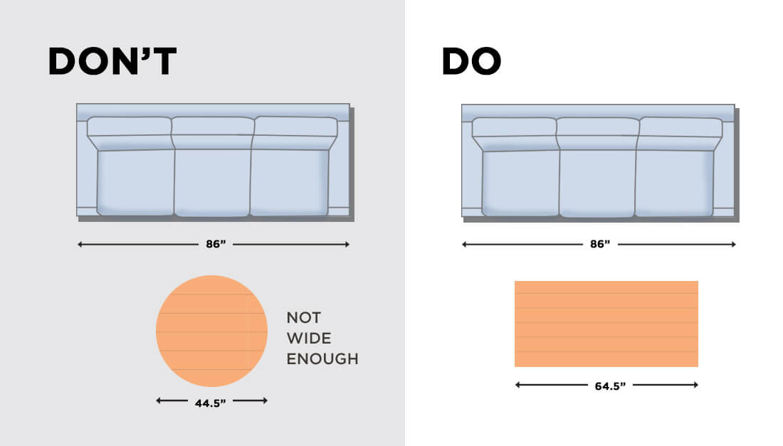 couch table dimensions