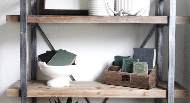 Industrial style shelving
