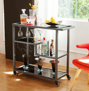 SEI Zephs Bar Cart