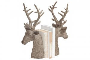 bookends shaped as deer