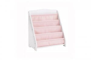 light pink book display
