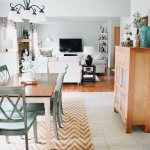 coastal dining room area