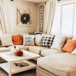 fall themed living room