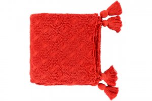 red throw blanket