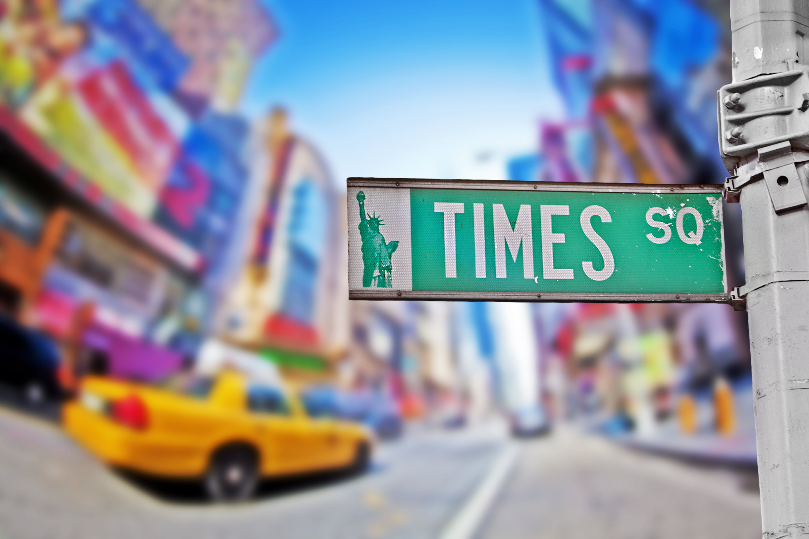 Times Square sign in New York City