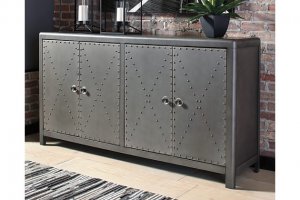 accent cabinet metal