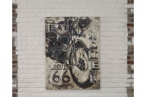 motorcycle wall art