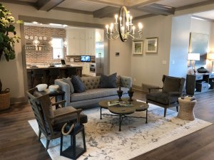 Ashley HomeStore living room for St. Jude Dream Home Giveaway
