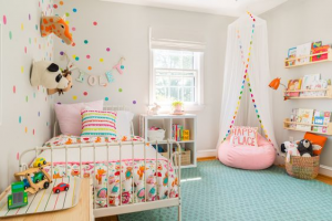 Children's bedroom design.