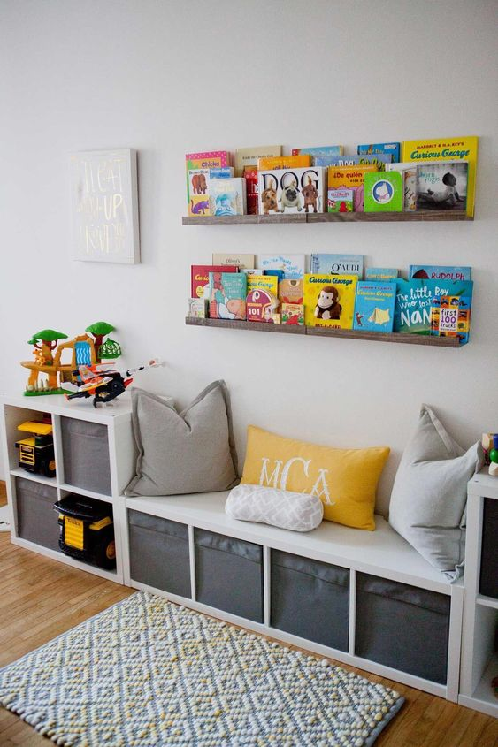 storage shelves for kids room