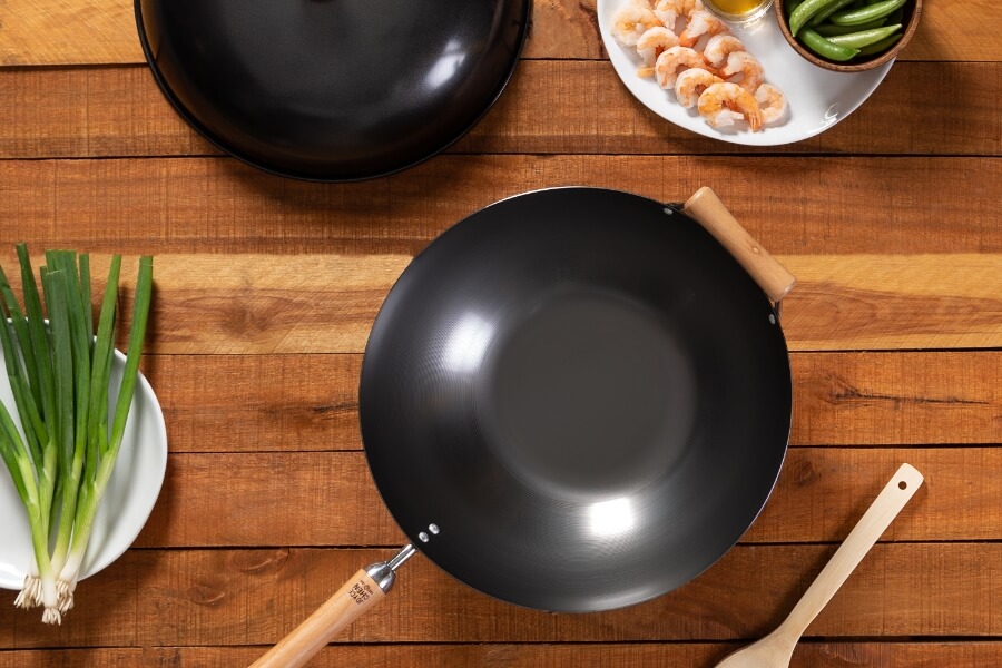 Joyce Chen Carbon Steel Wok Set