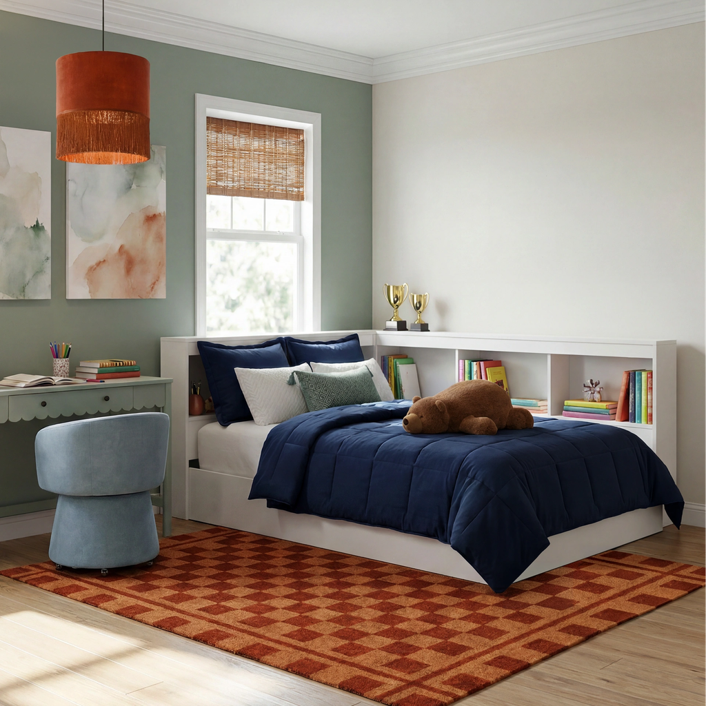Piperton Twin Bookcase Storage Bed