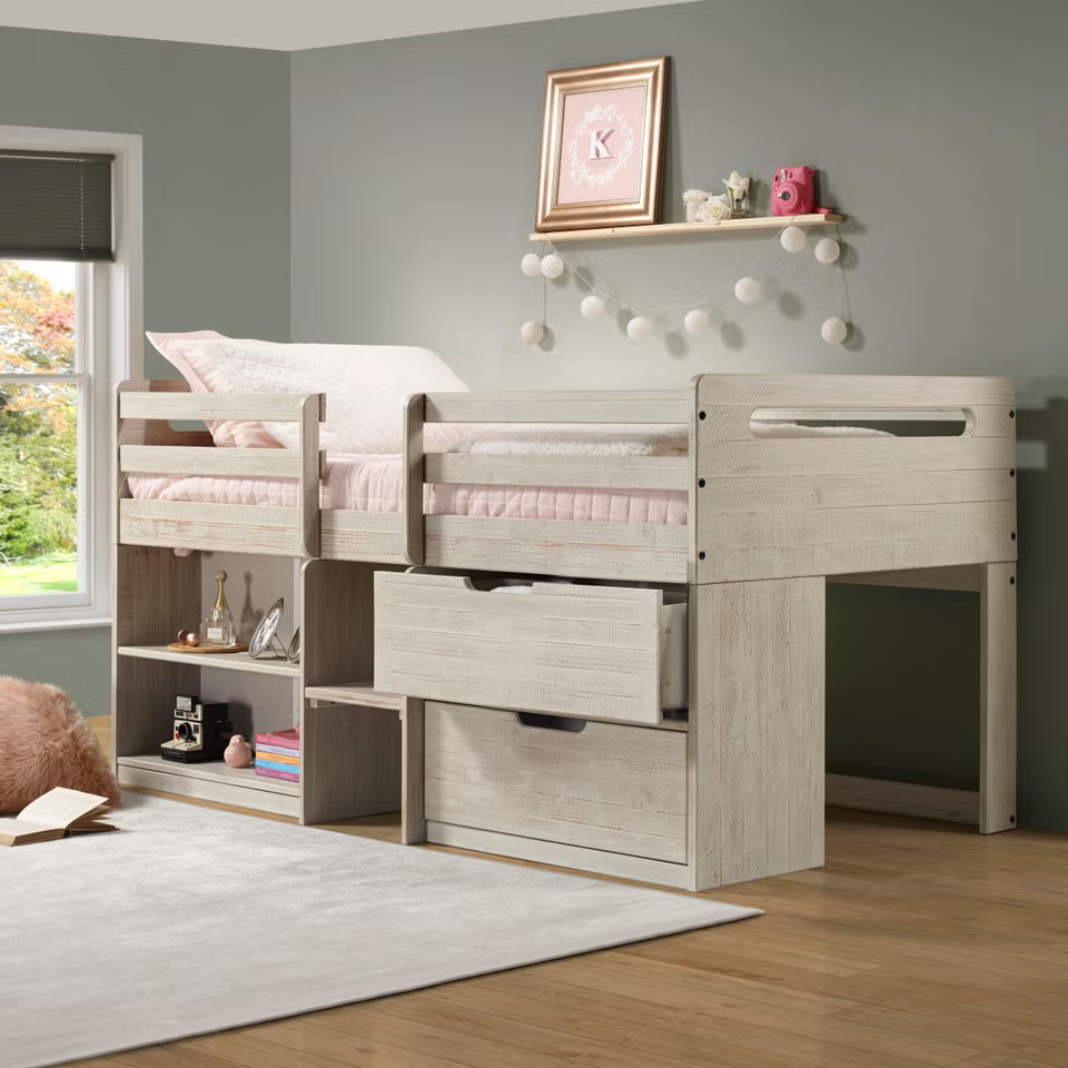 Donco Kids Twin Low Loft Twin Bed