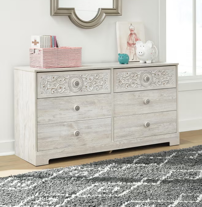 Paxberry 6 Drawer 60" Dresser