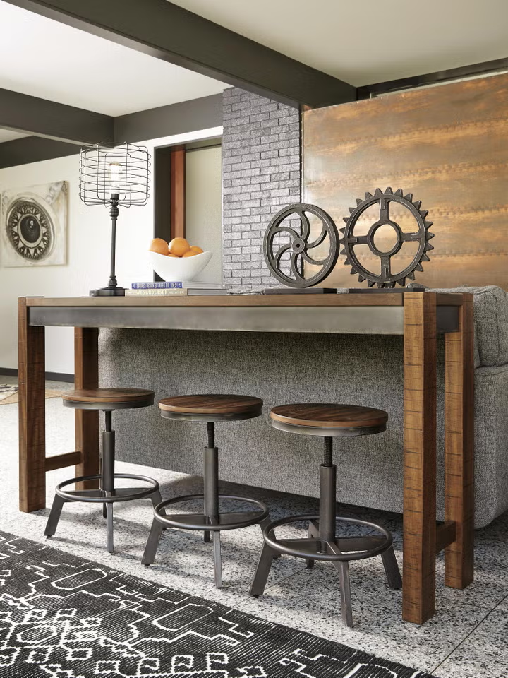 Torjin Adjustable Counter Height Backless Stool (Set of 2)
